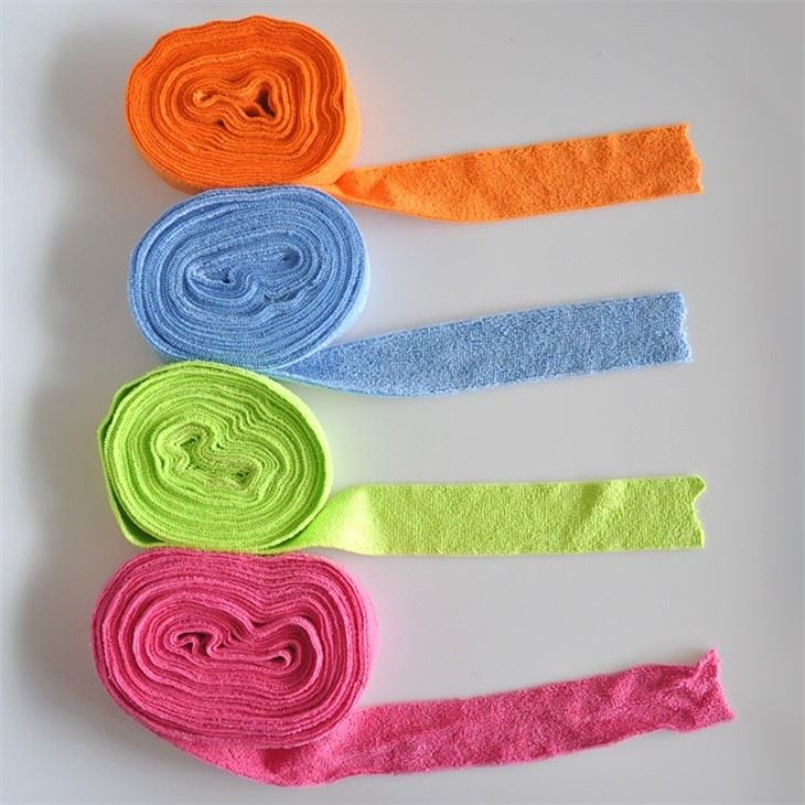 3 Cm 4.5 Cm Cloth Cleaning Fabric Supplies Microfiber Stripes Roll For Mops