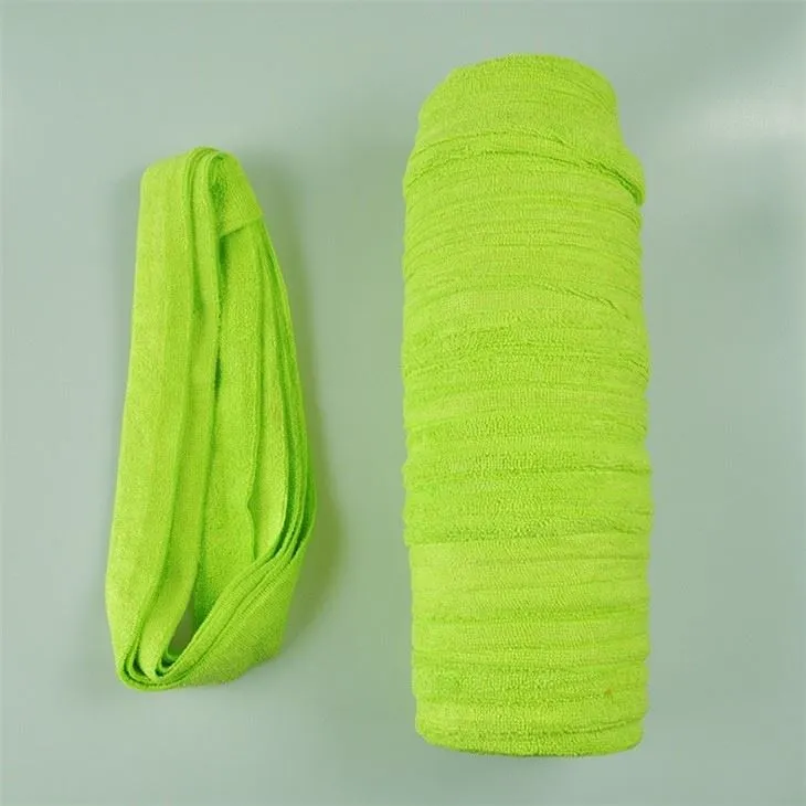 Cleaning Fabric 80% Polyester 20% Nylon Microfiber Stripes Roll For Mops